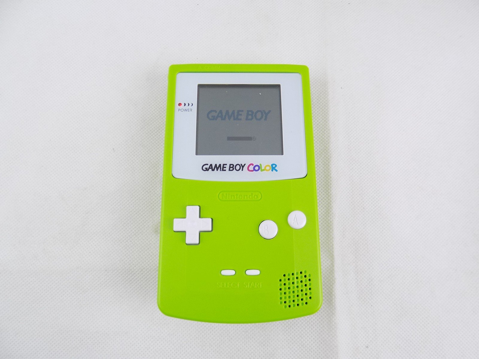 Grade A Nintendo GameBoy Game Boy Color Lime Green / White Handheld