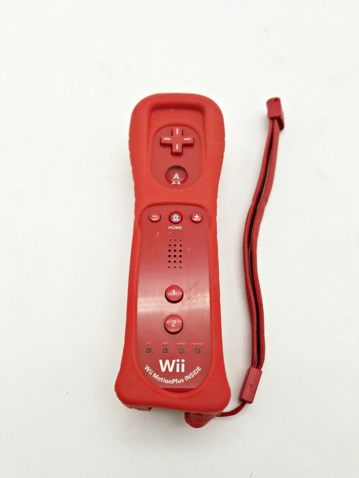 Fincos Motion Plus Remote Controller for Wii & Wii U Fire Red 