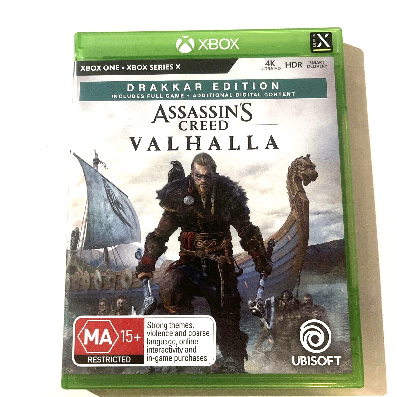 Mint Disc Xbox One Assassins Creed Valhalla Drakkar Edition Xbox One  Series X