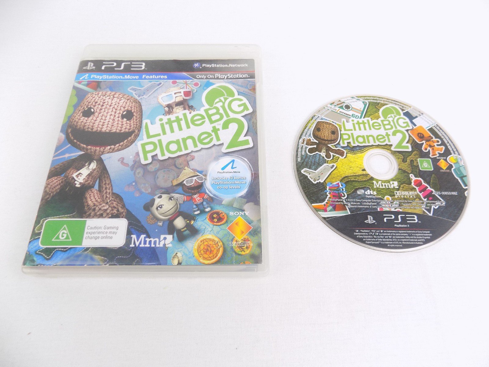 Playstation 3 PS3 - Little Big Planet Boîte Dos FRA