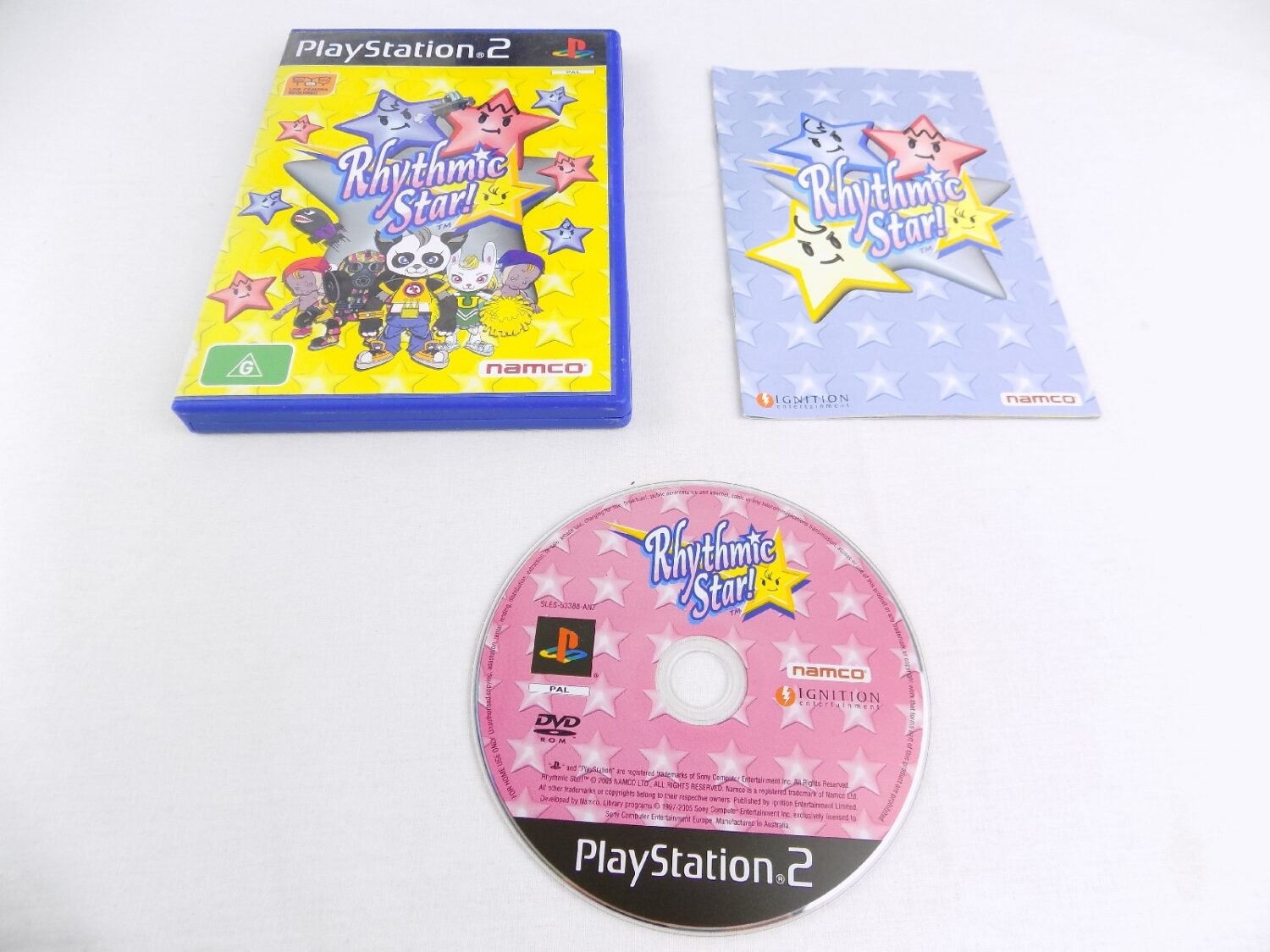 Rhythmic Star Sur Sony PS2 – PAL Complet (CIB) – Jeu Floto Games Neuf Sous Blister