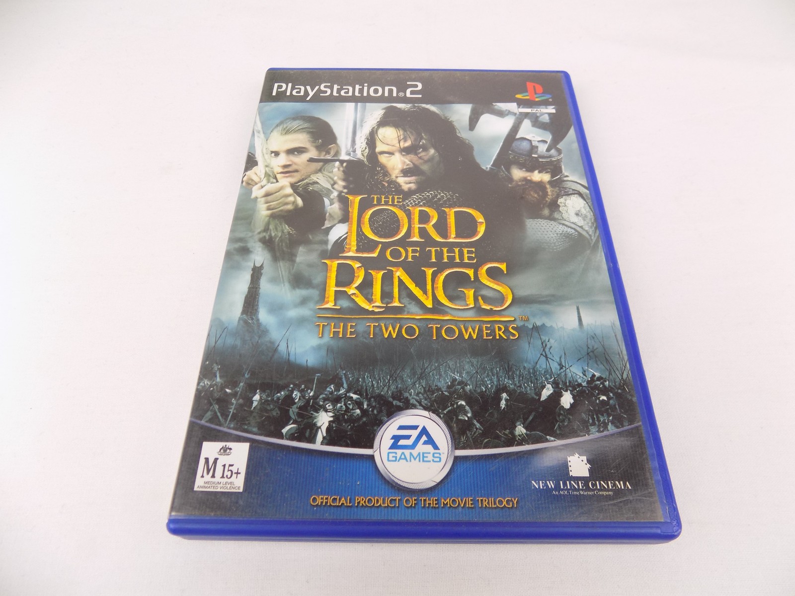 Lord Of The Rings Two Towers PS2 Playstation 2 Game No Manual Test