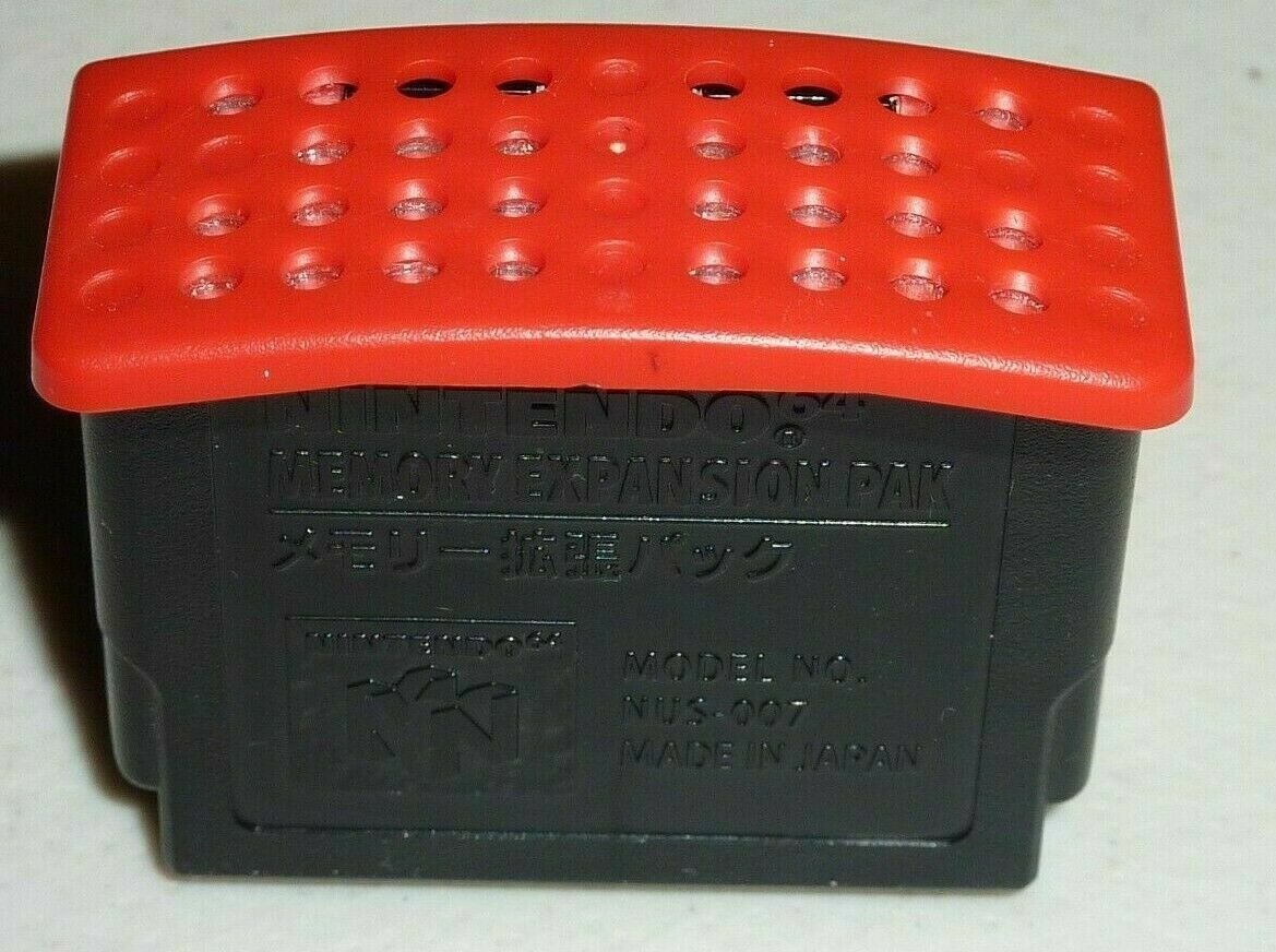 Genuine Nintendo 64 N64 Memory Expansion Pak Pack Jumper Original