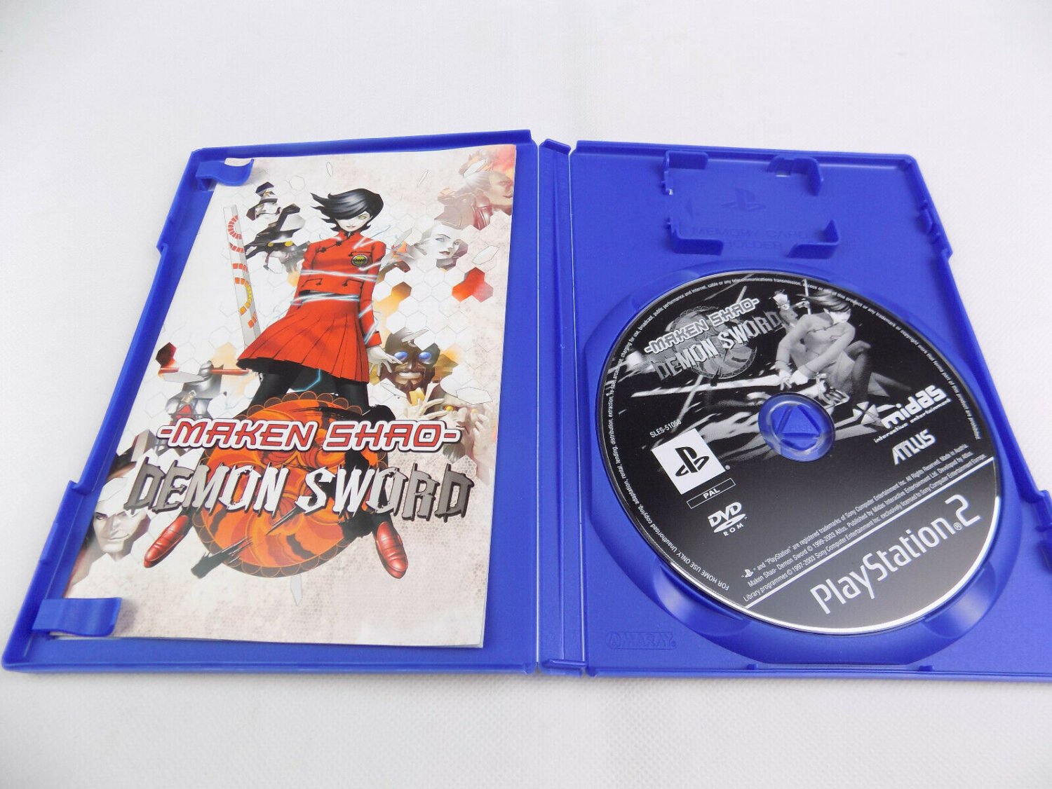 jeu vidéo VF sony playstation 2 ps2 maken shao demon sword