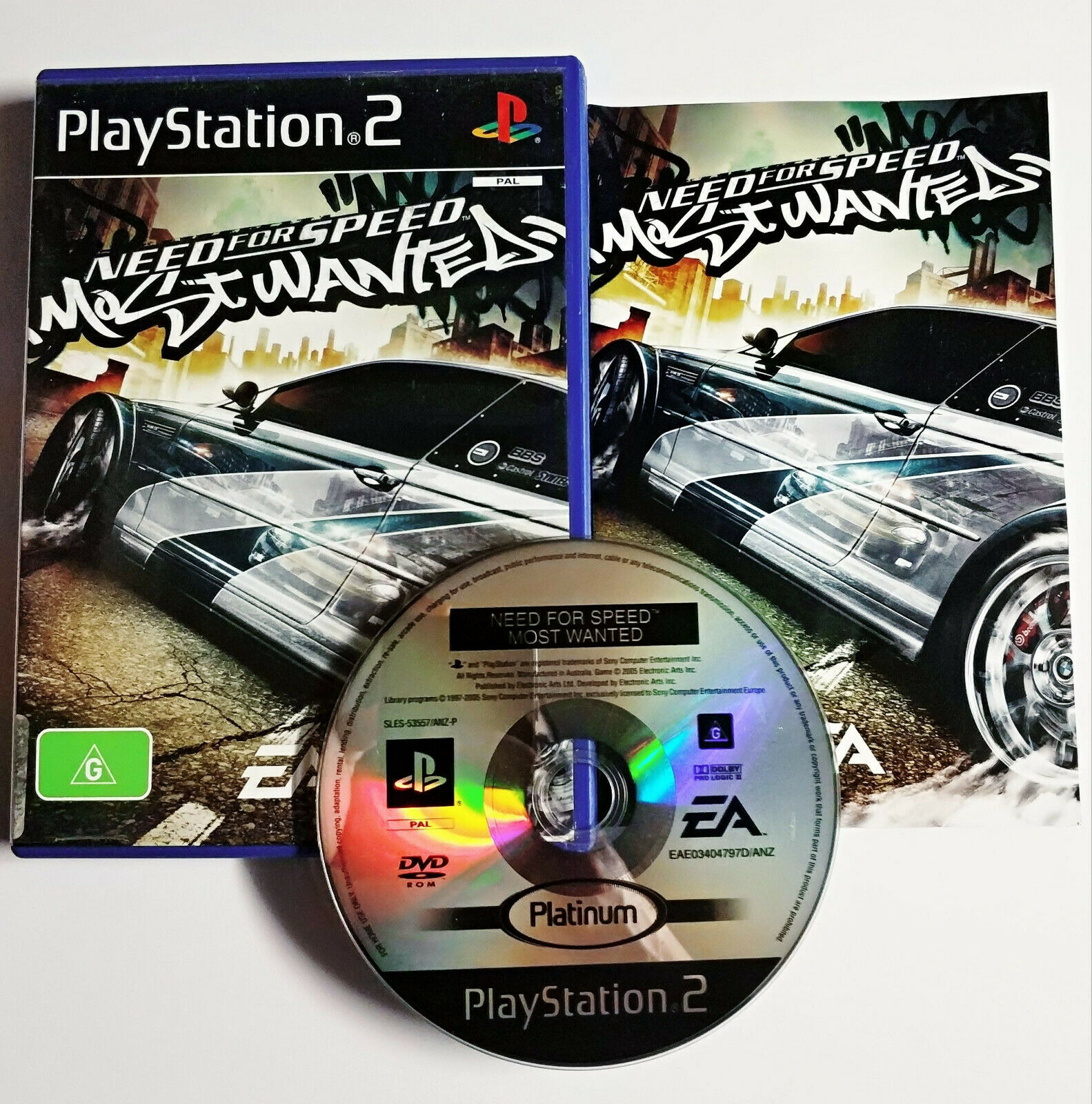 Mint Disc Playstation 2 Ps2 Need for Speed Most Wanted - Inc Manual ...