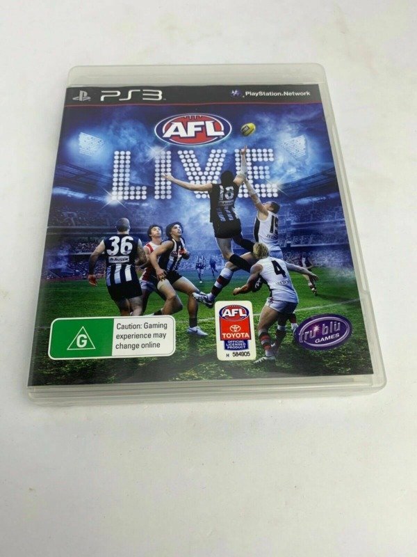 Mint Disc Playstation 3 Ps3 AFL Live Inc Manual Starboard Games
