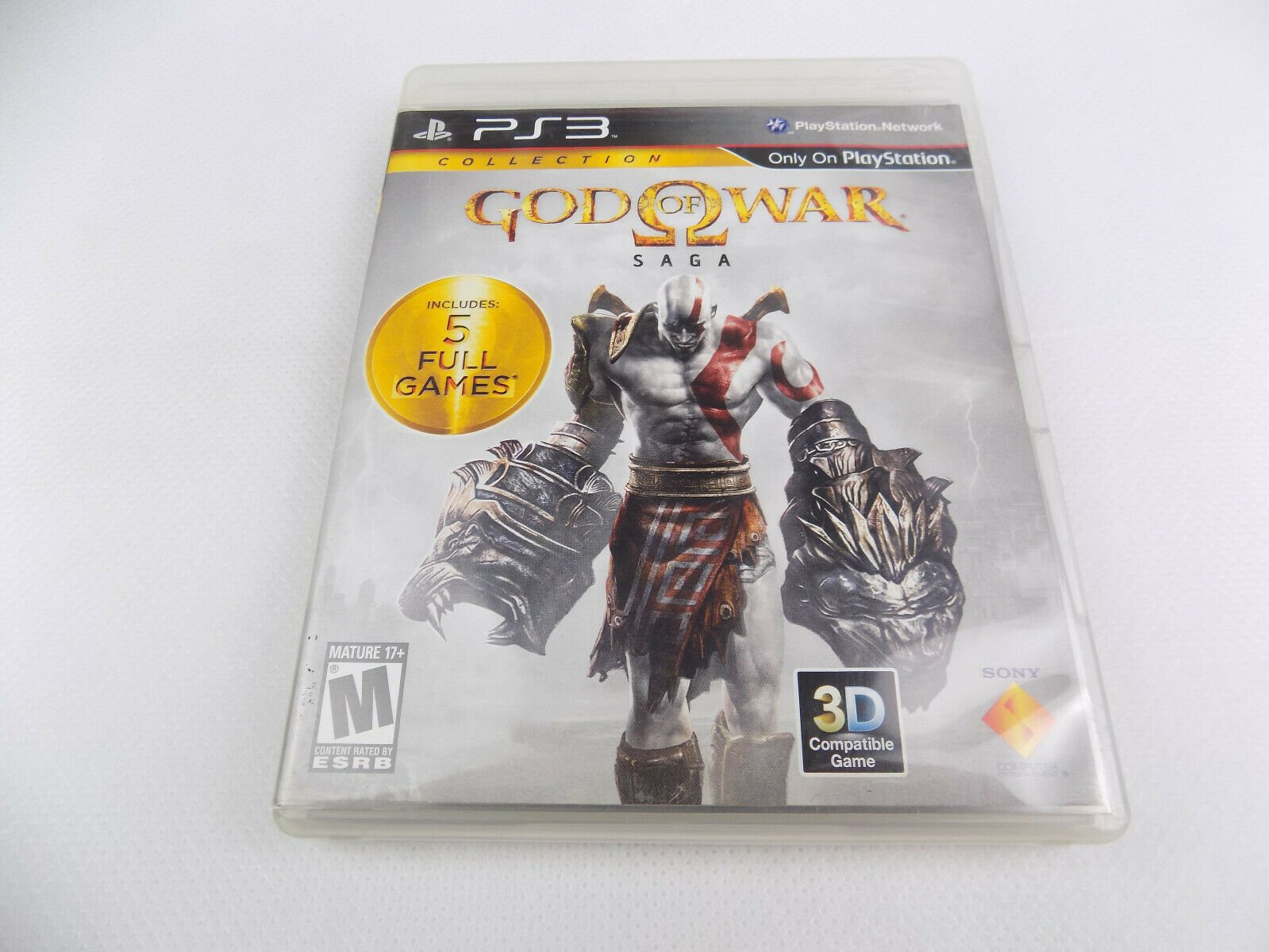Mint Disc Playstation 3 Ps3 God of War Saga Collection All 5 Games