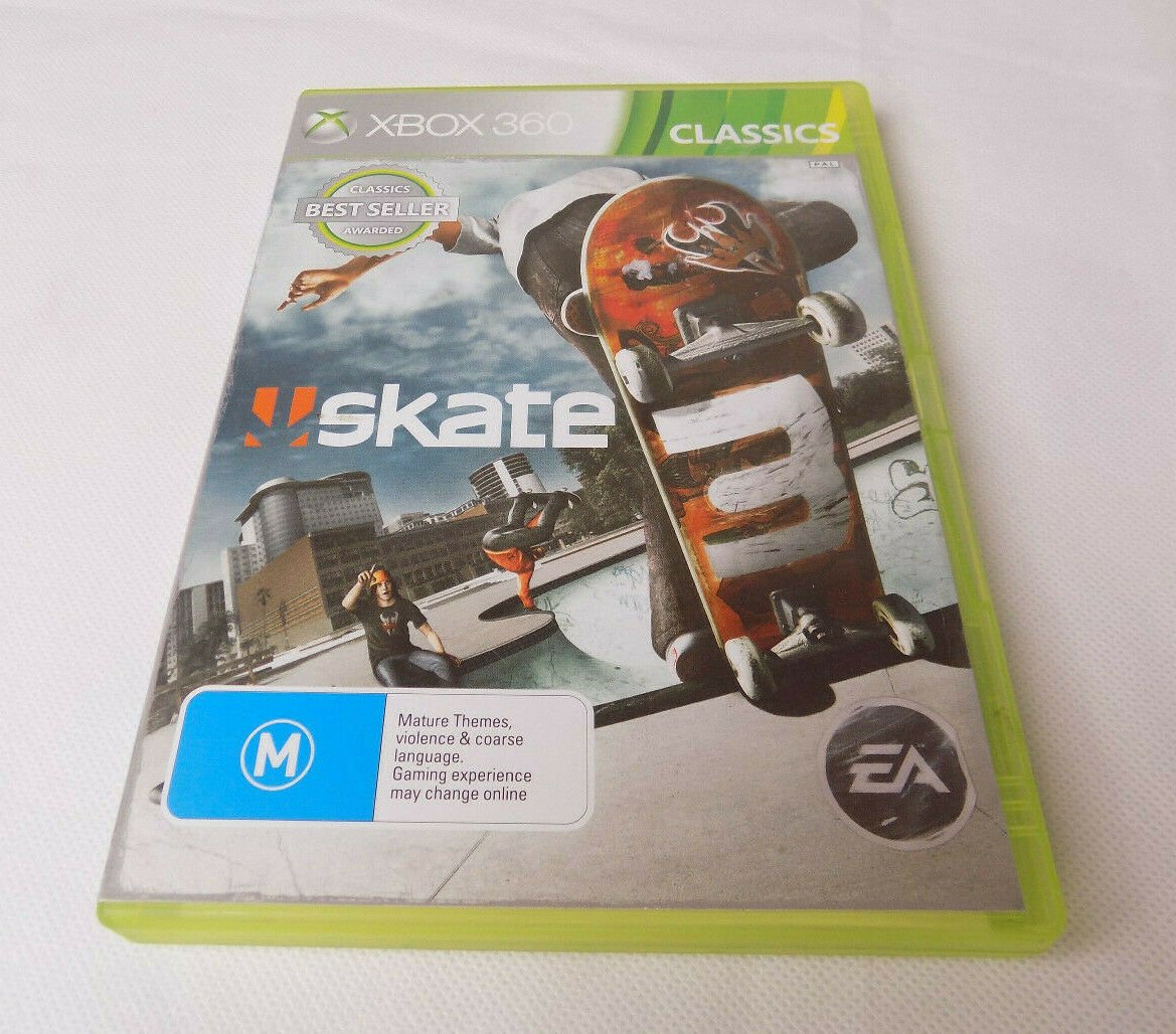 Skate 3 - Xbox 360 - Jeu complet avec notice
