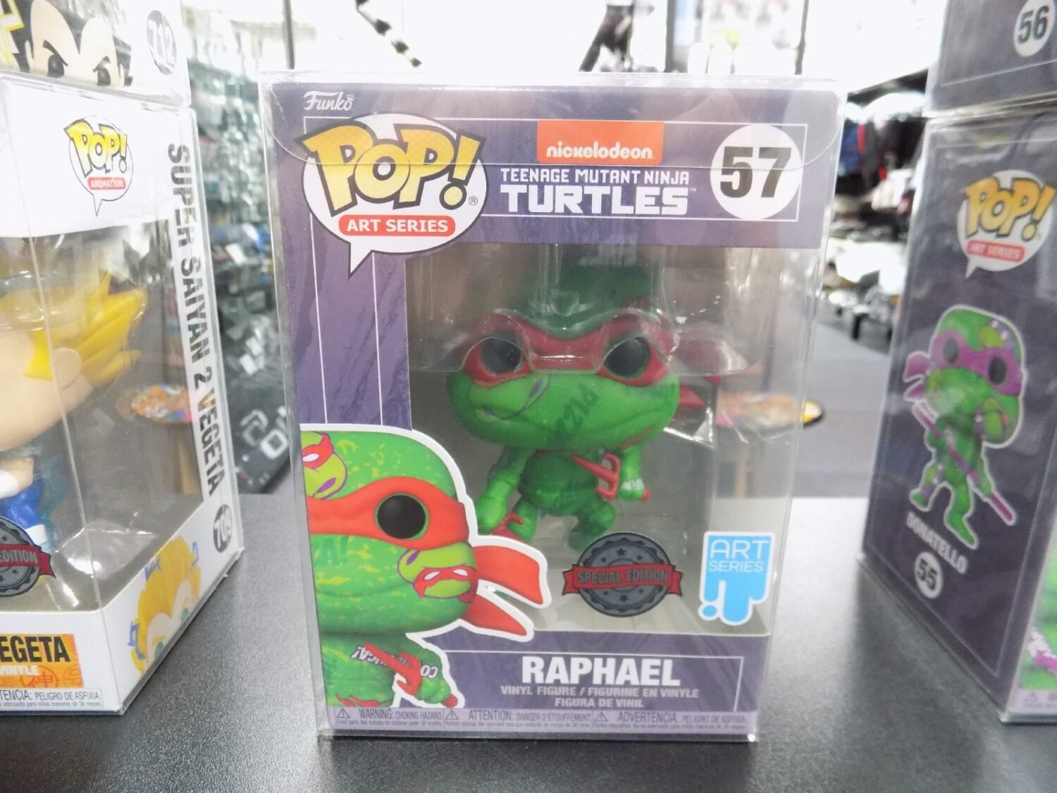 Brand New Funko Pop Art Series Raphael 57 Turtles Vinyl Figure ...