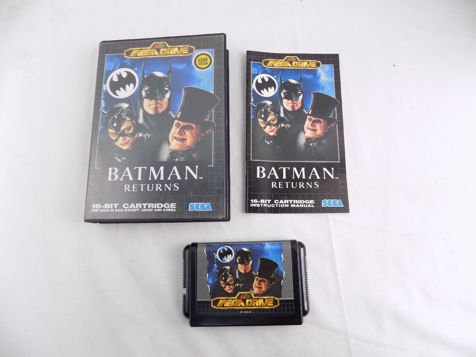 Brand New - Boxed Sega Mega Drive Batman Returns - Asian PAL - Free Postage  - Starboard Games