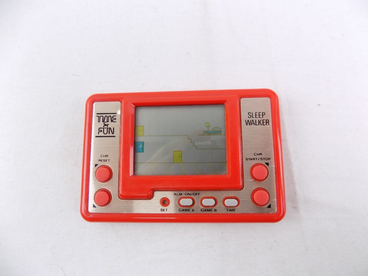 V-Tech Hanimex Time & Fun Console Game And Watch Sleep Walker ...