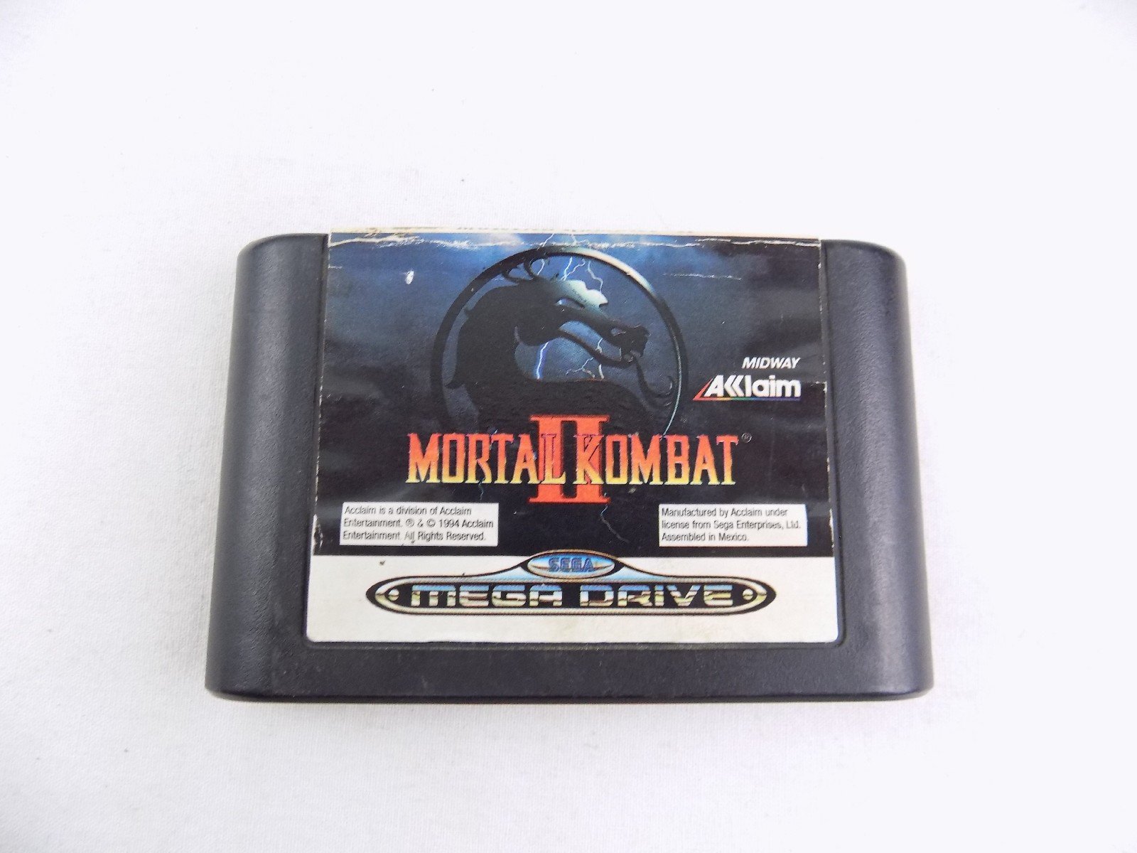 Mortal Kombat 2 Sur Sega Mega Drive - Version Japonaise - État Très Bon - Avec Boîte