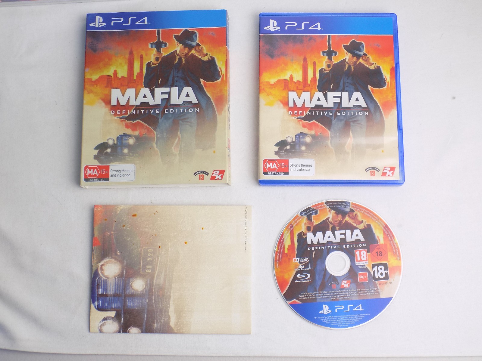 Mint Disc Playstation 4 Ps4 Mafia Definitive Edition Free Postage ...