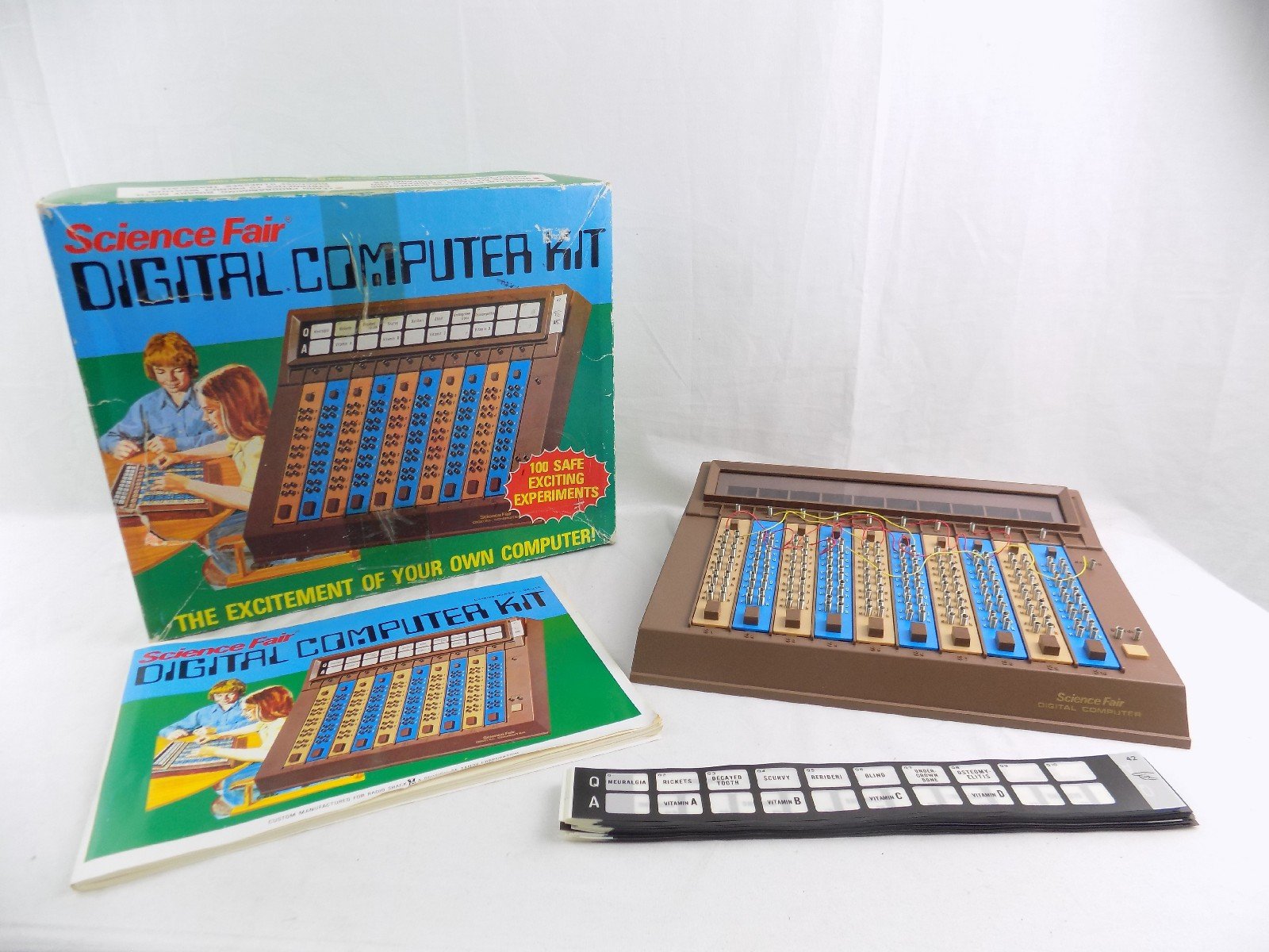 Digital Computer Kit Boxed Science Fair Digital Computer Kit With Instructions Console ...