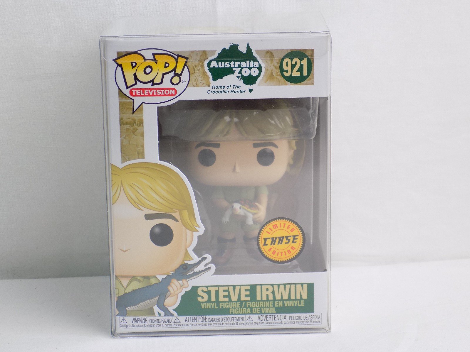 Brand New Funko Pop Australia Zoo Steve Irwin #921 Chase Figure Vinyl ...