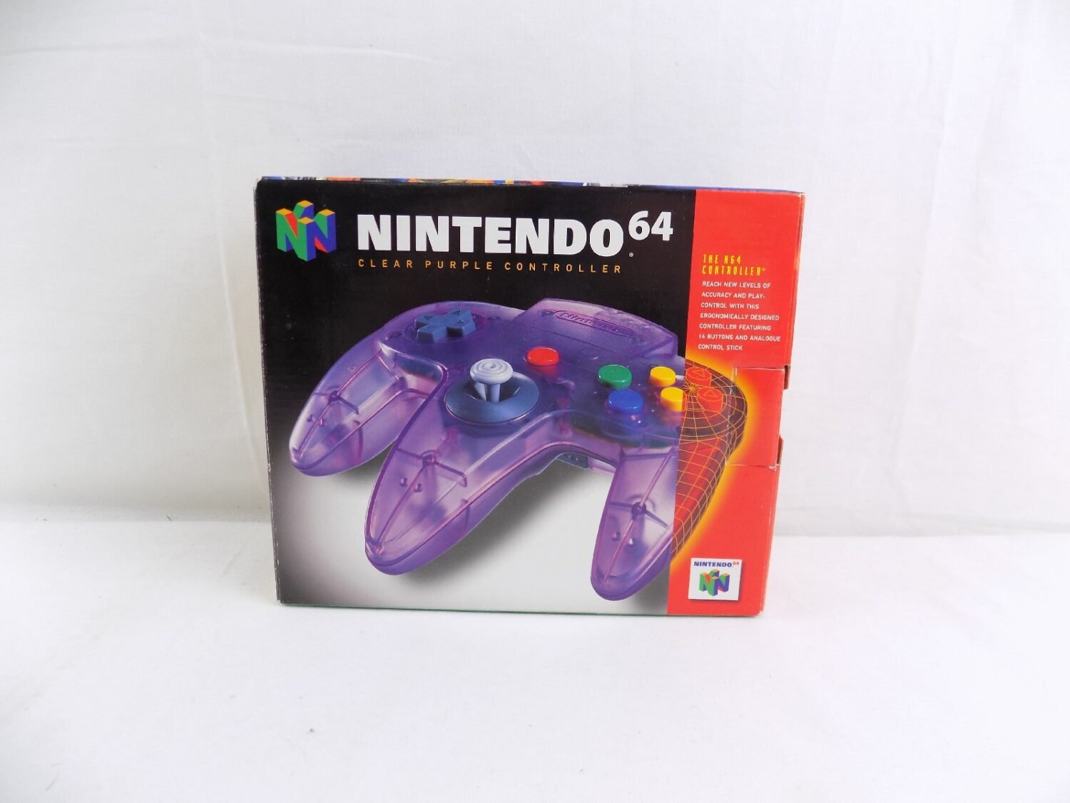 Boxed N64 Atomic Purple Controller Nintendo 64