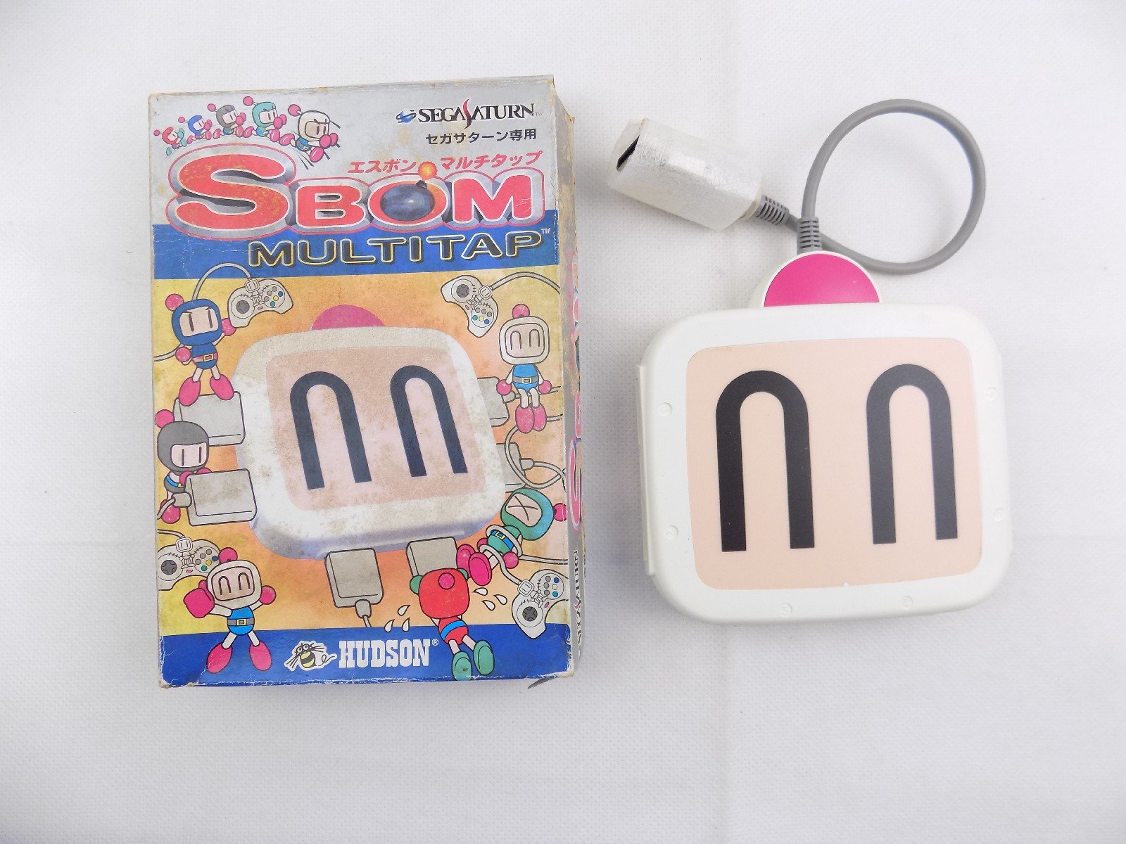 SEGA SATURN MULTI TAP HC-736 SS SBOM BOMBERMAN HUDSON Boxed
