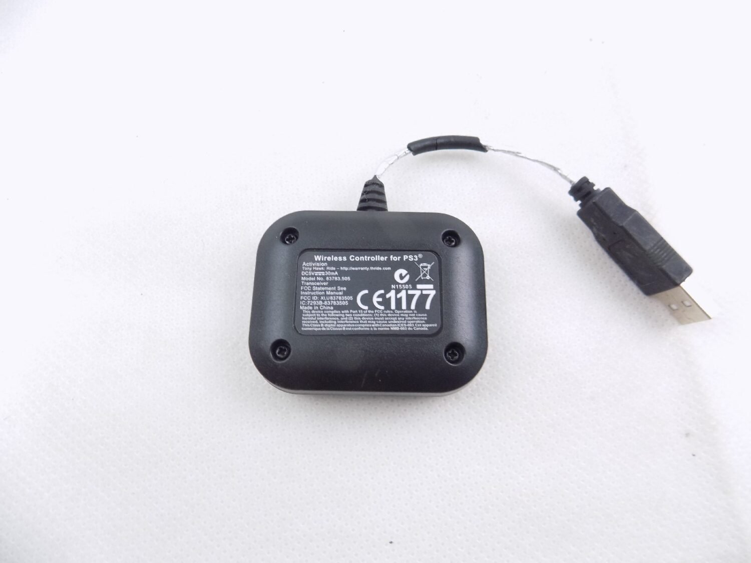 Playstation PS3 Tony Hawk Ride USB Receiver Dongle Starboard Games