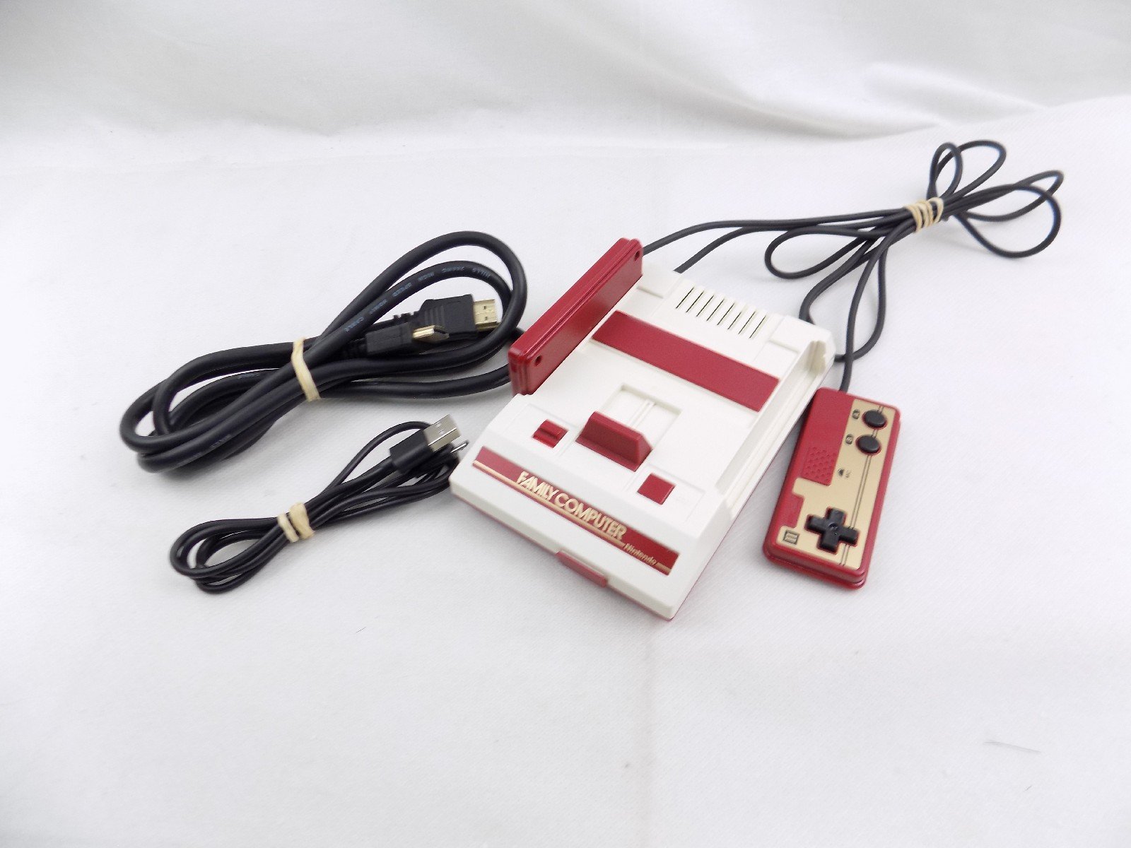 Nintendo Famicom Classic Mini Console With Two Controllers And Cables