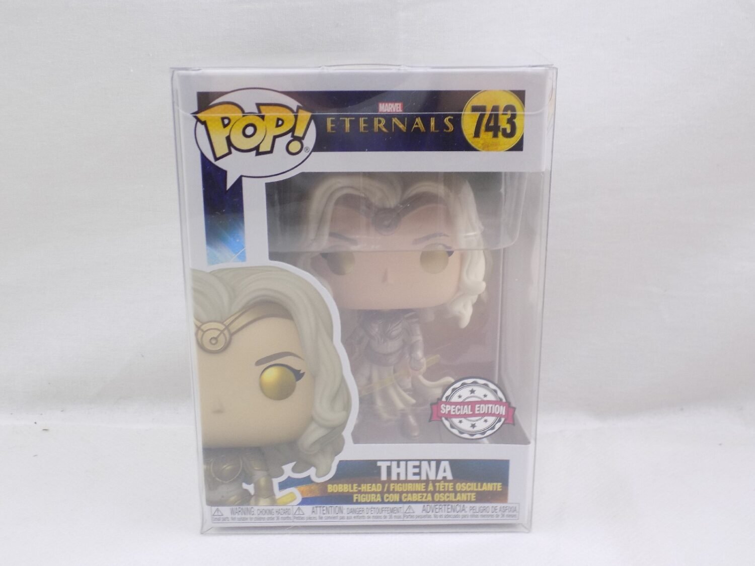 Funko POP Marvel Eternals Thena Avec Armes - Figurine Vinyle Collection