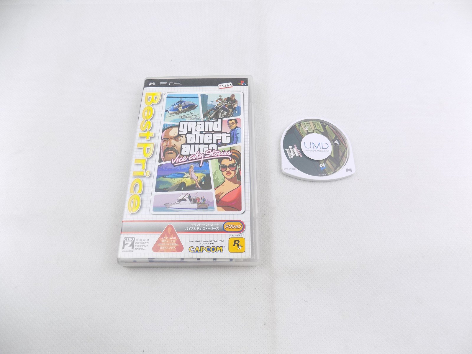Notice/manuel Grand Theft Auto Vice City Pour PSP - En Bon état