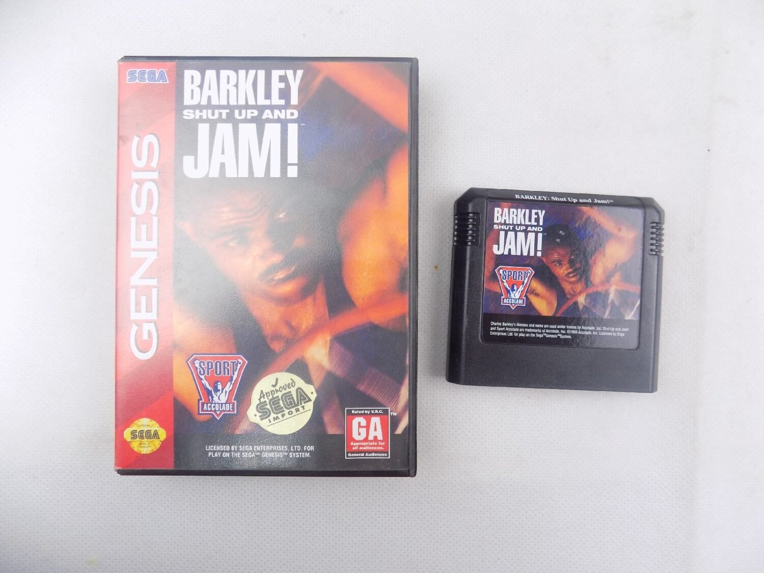 Jeu Vidéo Barkley Shut Up And Jam - Sega Megadrive - Occasion Bon état - Boîte Possiblement Abîmée