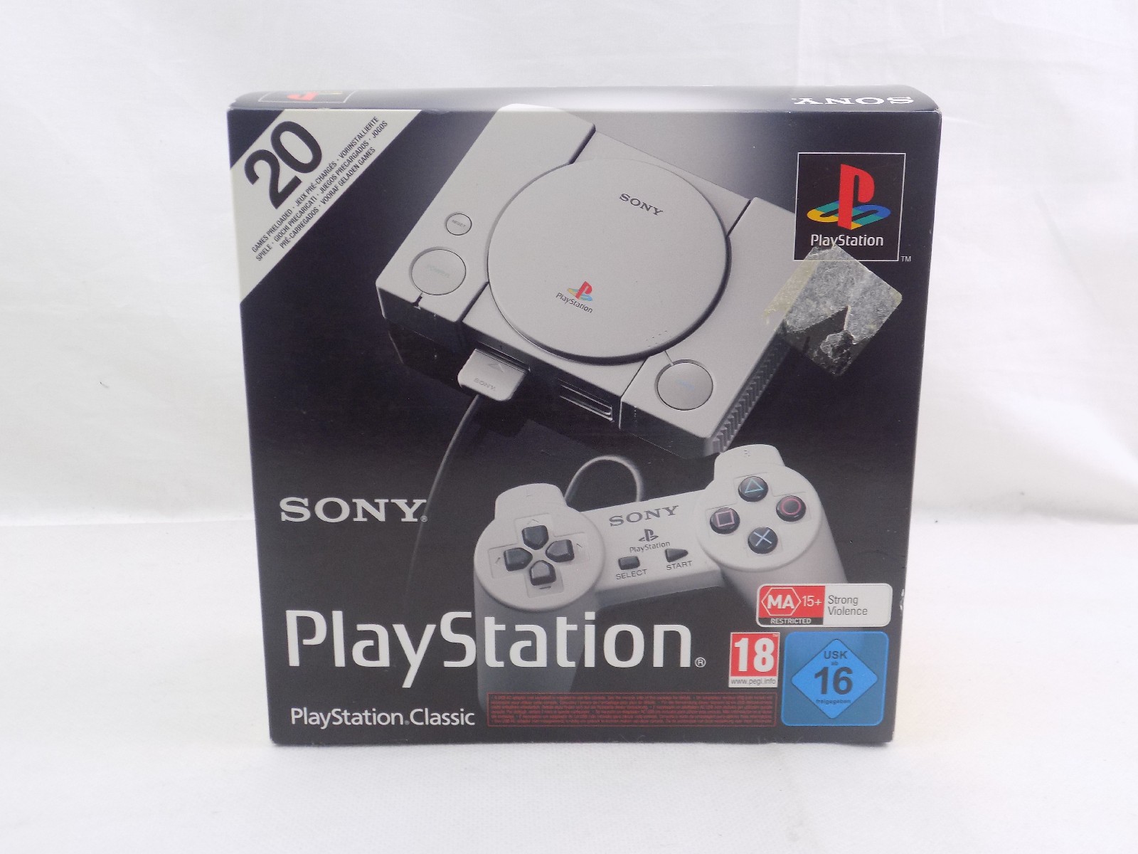 Like New Sony Playstation 1 Ps1 Classic Mini Console 20 Games PS One ...