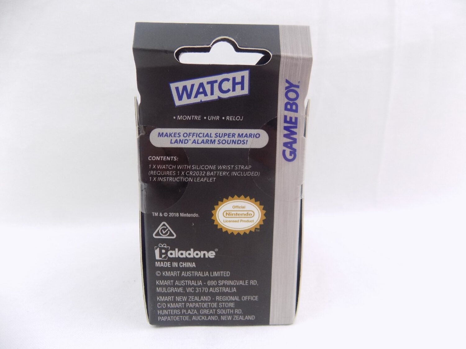 Brand New Paladone Official Nintendo Game Boy Watch With Sounds