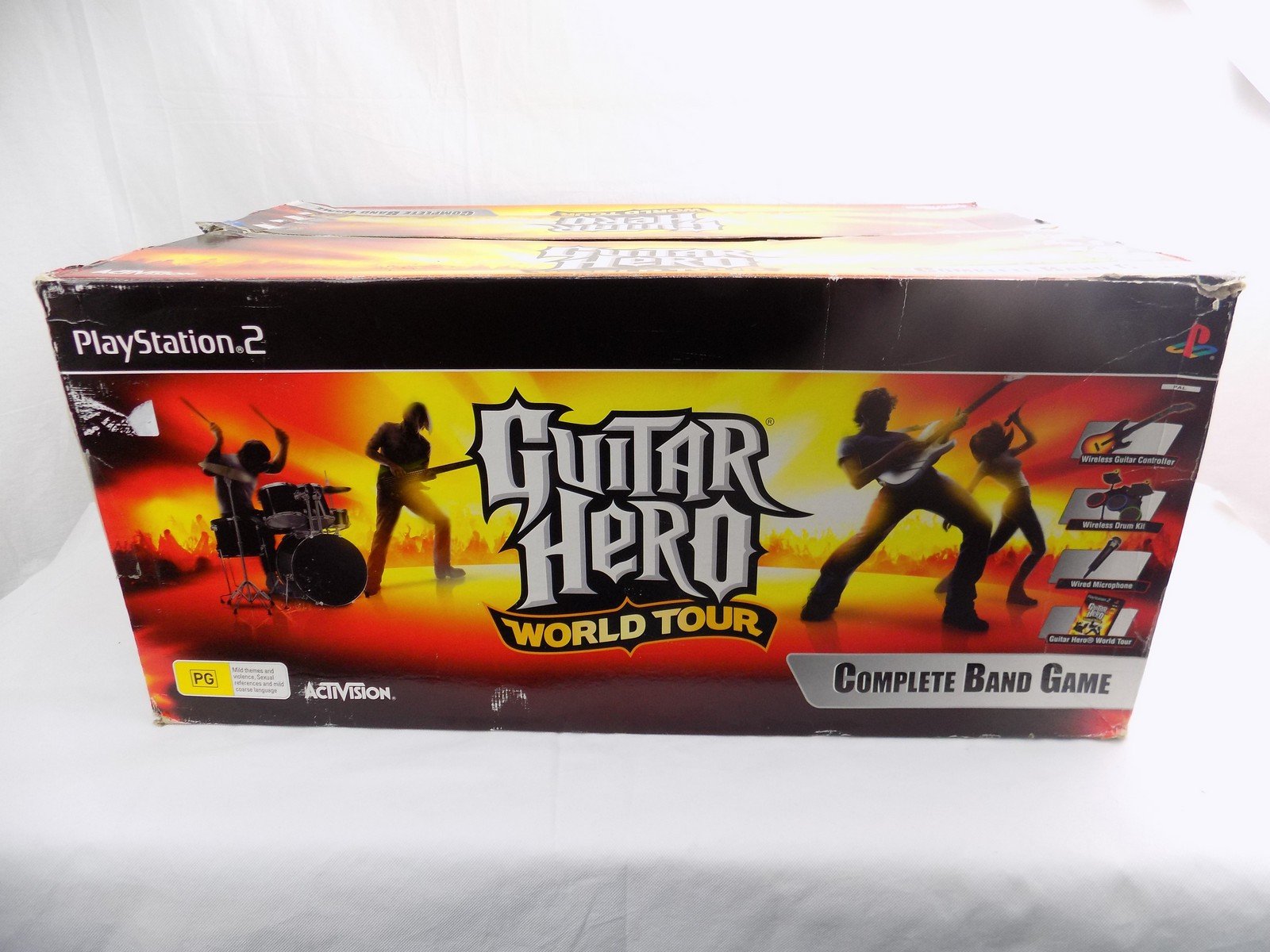 Like New Boxed Playstation 2 Ps2 Guitar Hero World Tour Complete Band