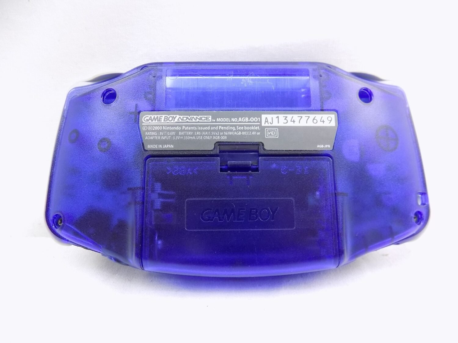 Batteriedeckel Clear Purple Für Game Boy Advance ? Produktbild-Vorschau 7