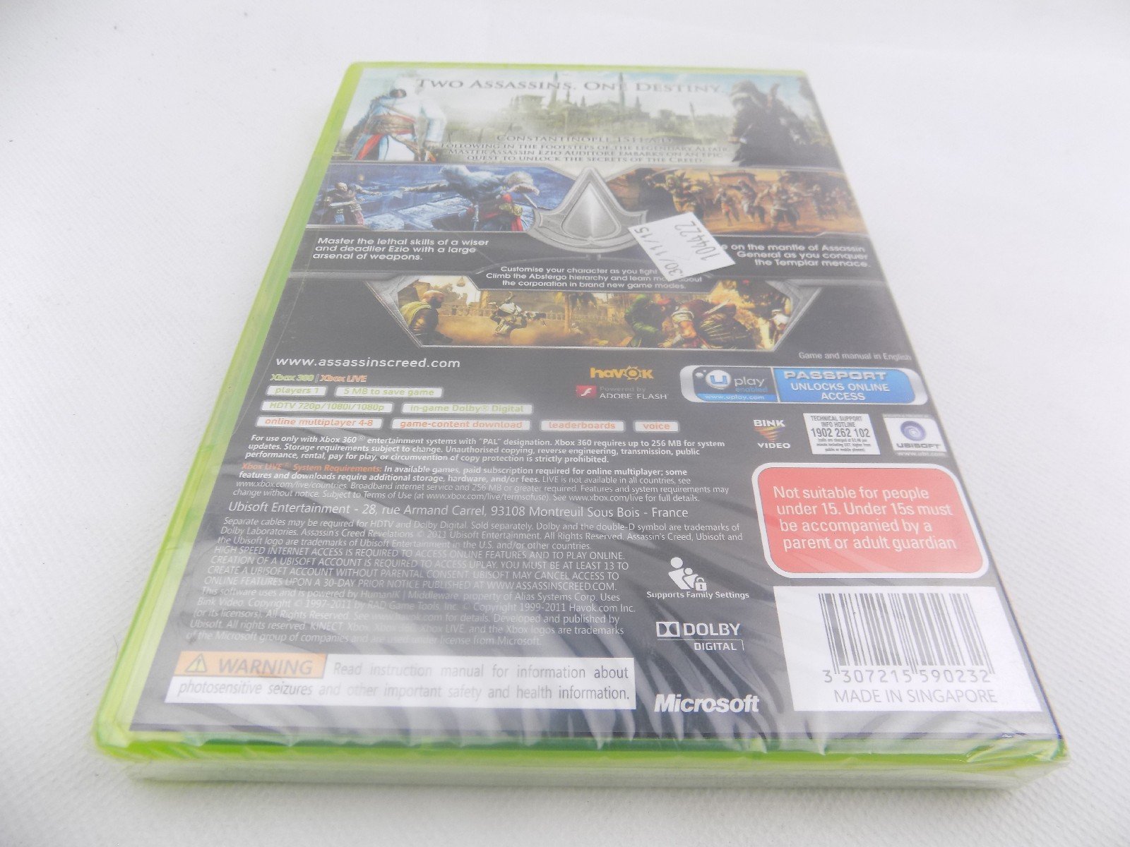Assassin's Creed Revelations (Xbox 360) - Neuf Sous Blister PAL Avec Code DLC