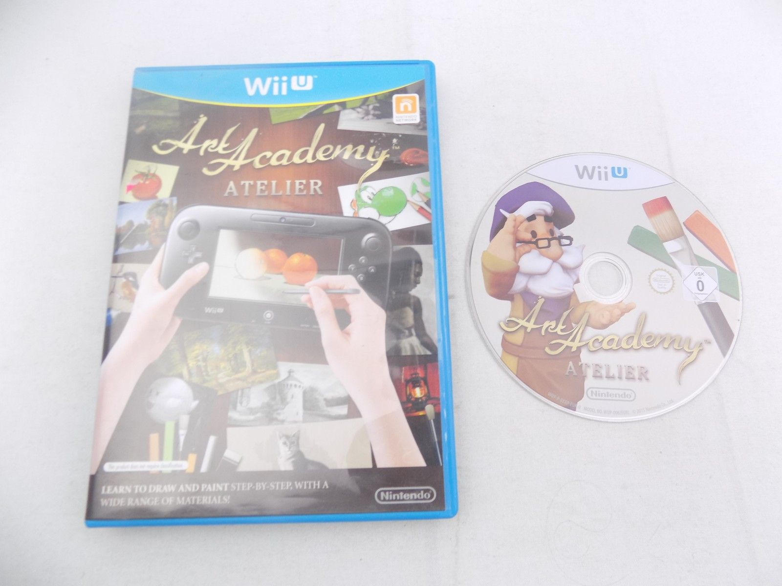 Mint Disc Nintendo Wii U Art Academy Atelier Free Postage Starboard Games