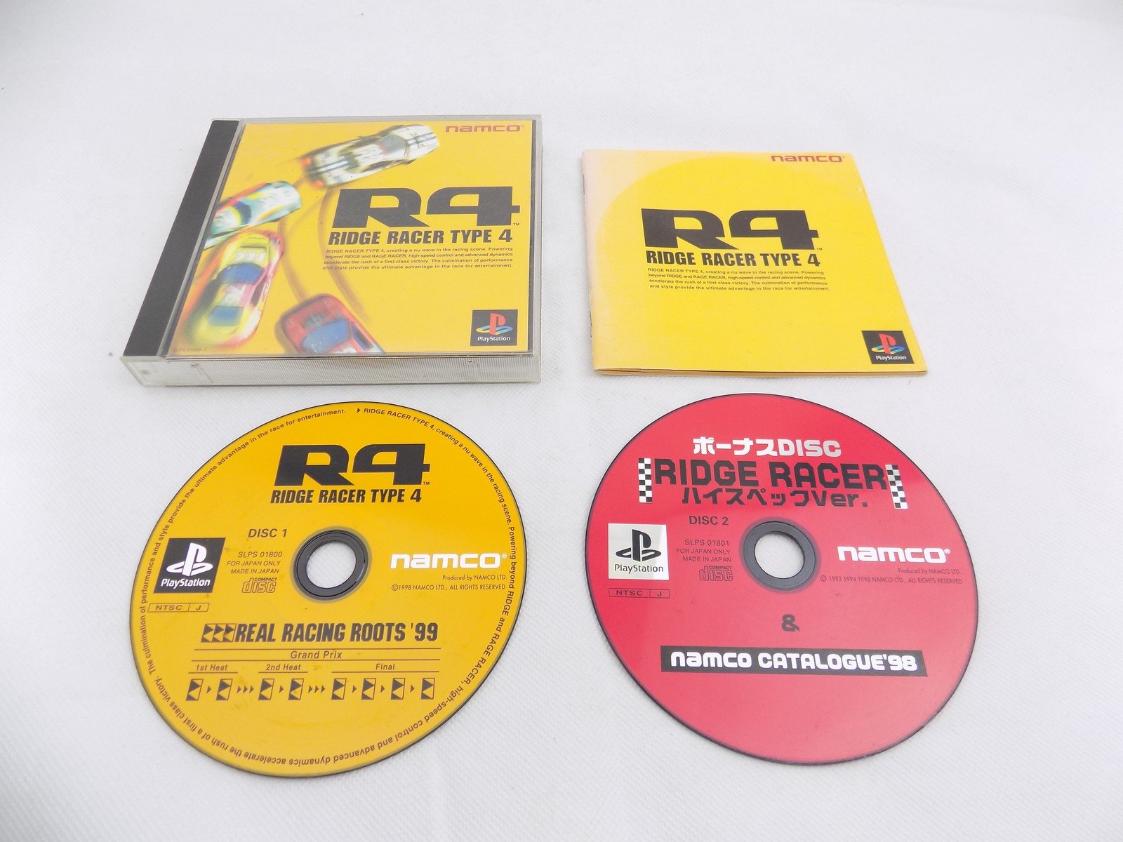 Mint Disc Playstation 1 Ps1 R4 Ridge Racer Type 4 Japanese - Starboard ...