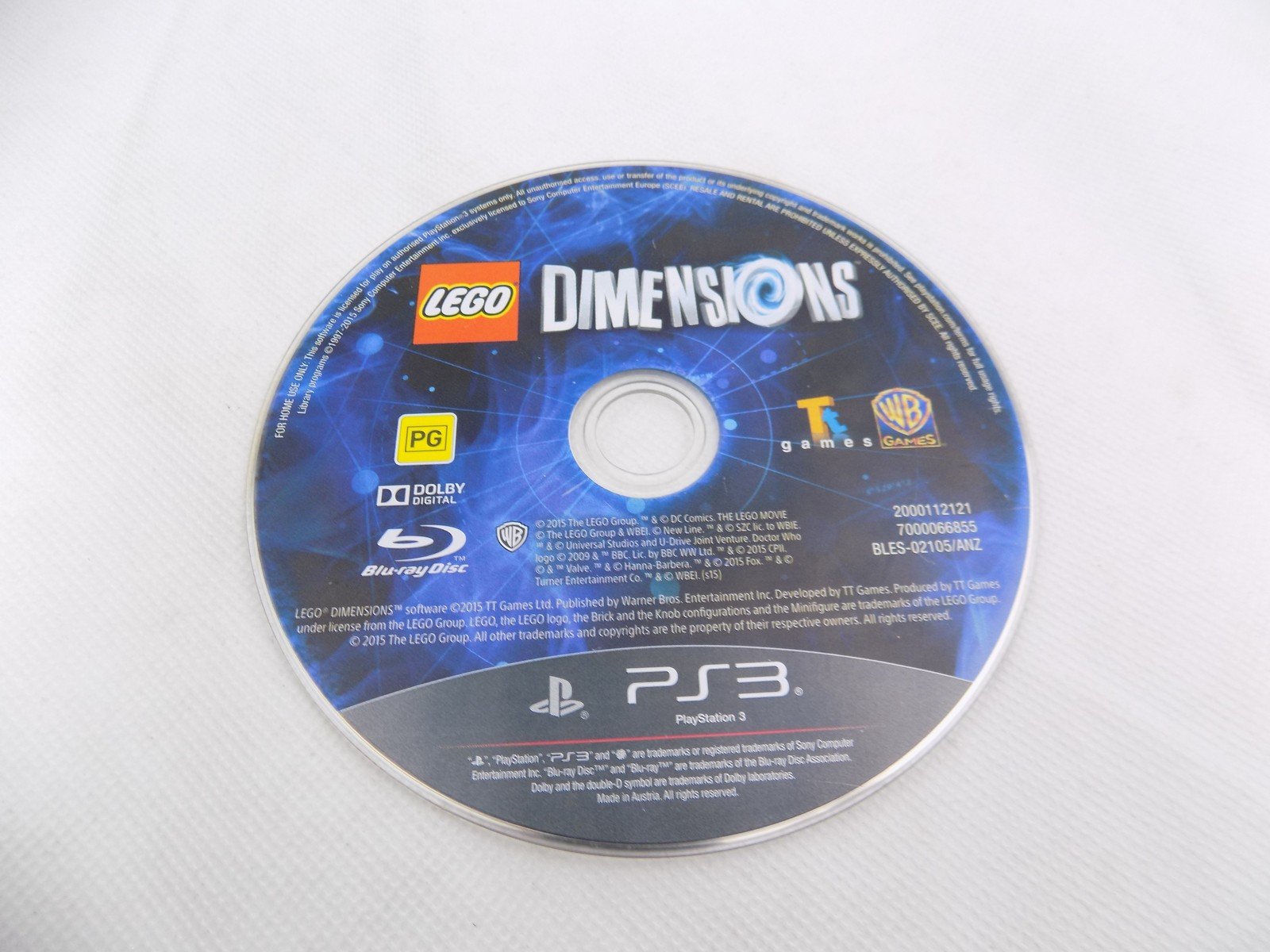 Mint Disc Playstation 3 PS3 Lego Dimensions Disc Only Free Postage IV