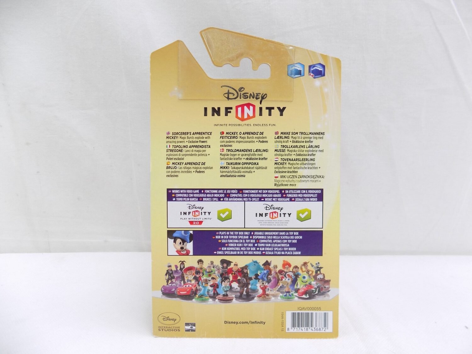 Brand New Boxed Disney Infinity Clear Crystal Sorcerer’s Apprentice
