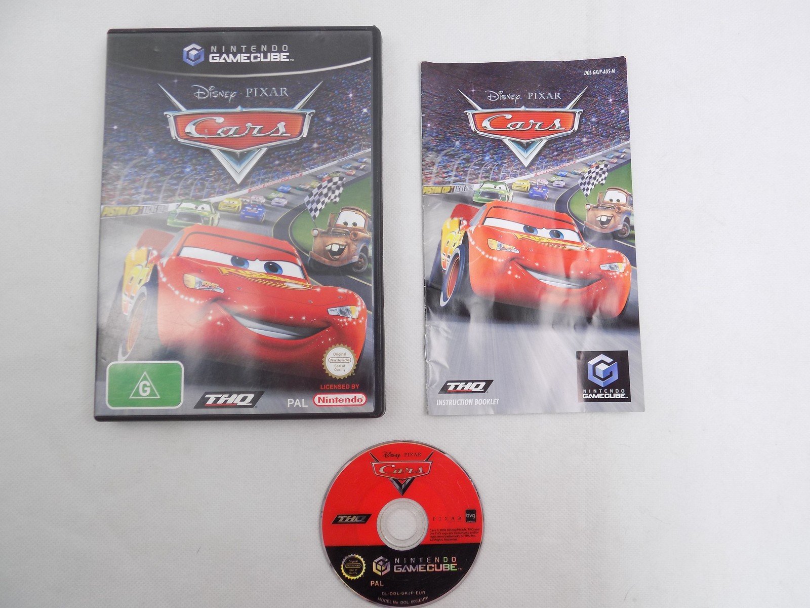 Mint Disc Nintendo Gamecube Pixar Cars Inc Manual Free Postage