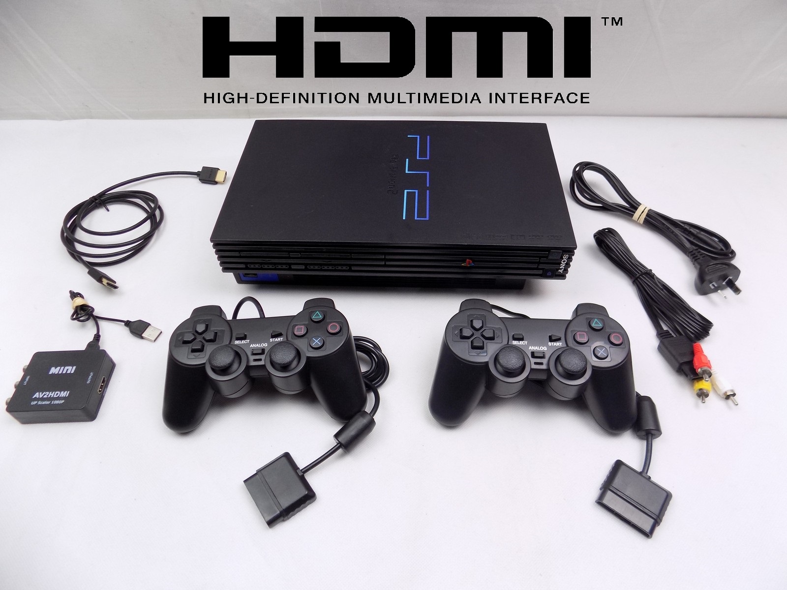 Sony PlayStation 2 PS2 Fat Console System Complete Bundle Working!