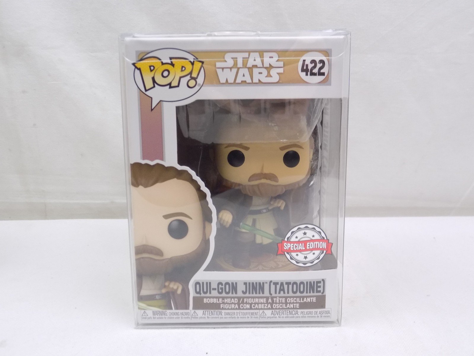Brand New Funko Pop Star Wars QuiGon Jinn (Tatooine) Special Edition