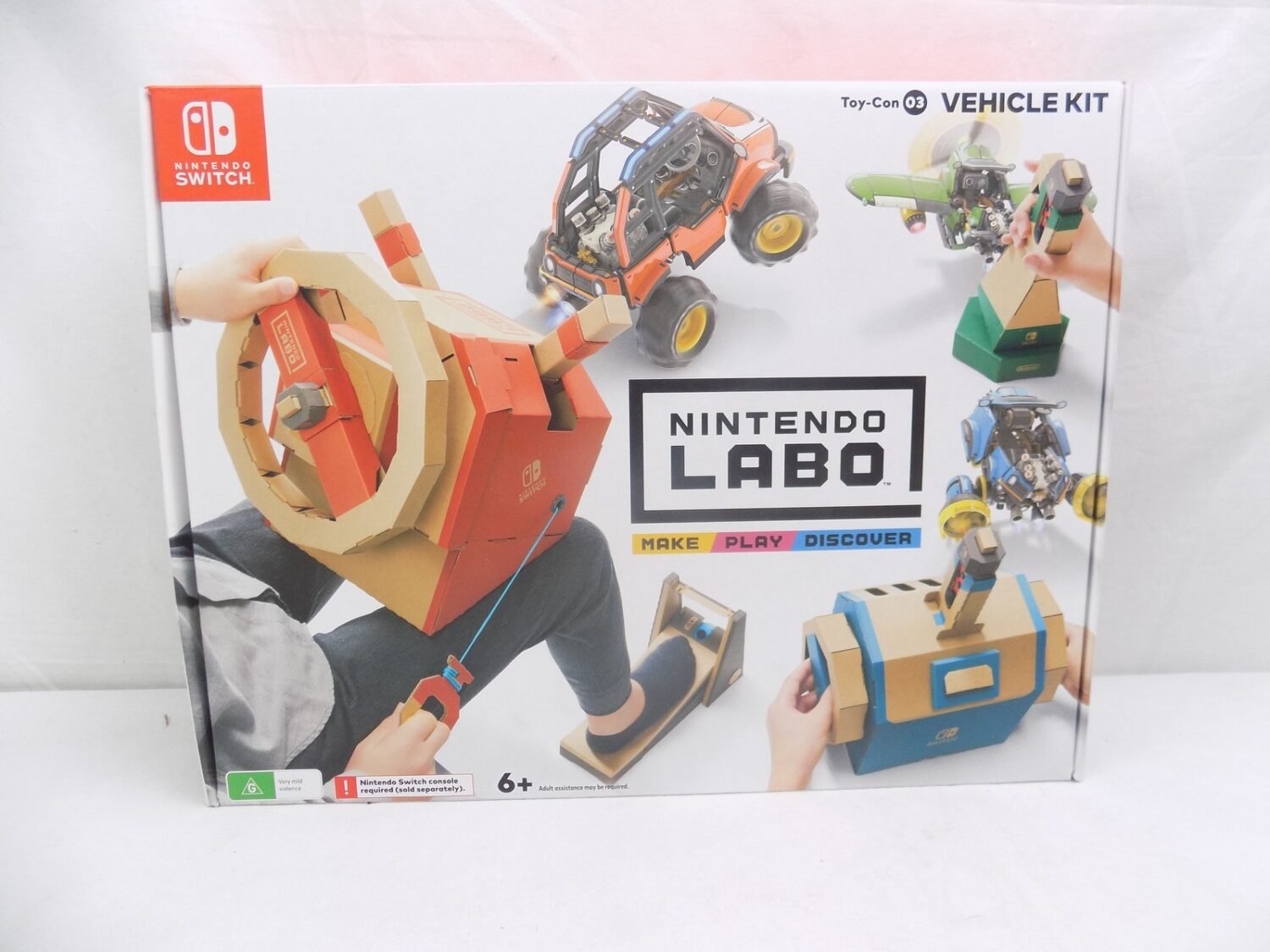 Brand New Boxed Nintendo Switch Labo Vehicle Kit ToyCon 03 Starboard Games