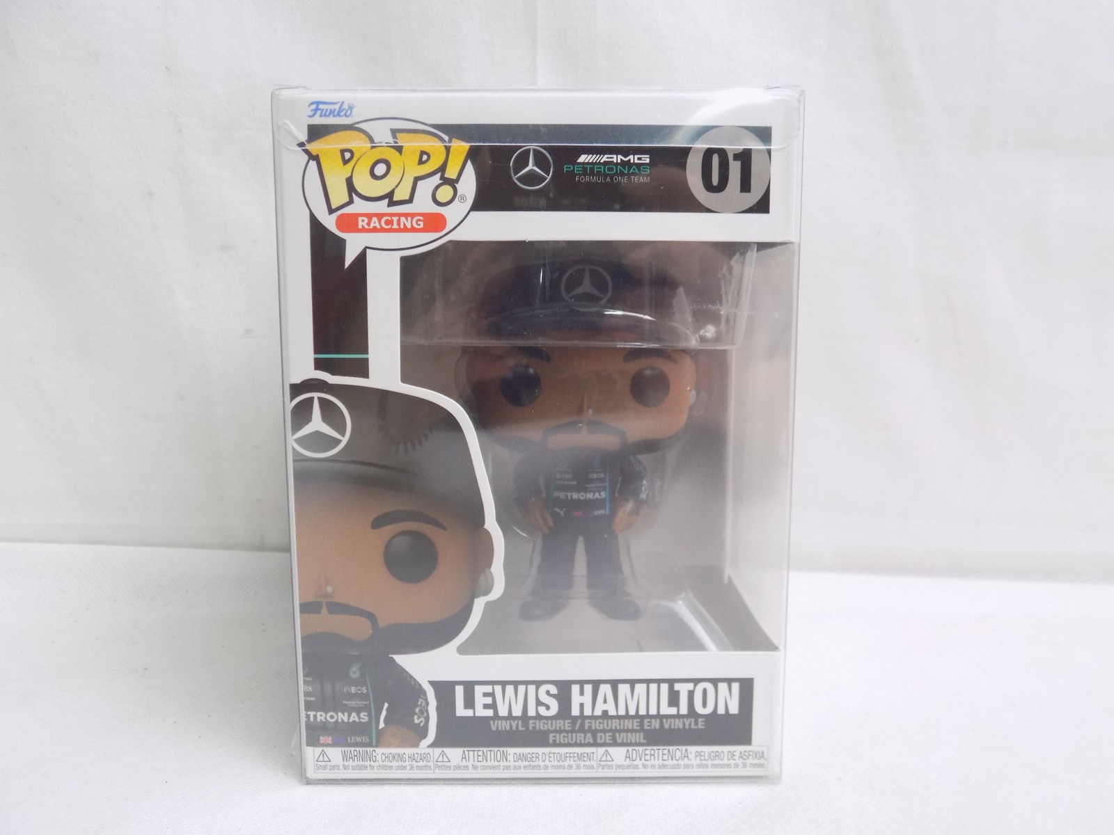 Brand New AMG Petronas Formula One Team Lewis Hamilton 01 Funko