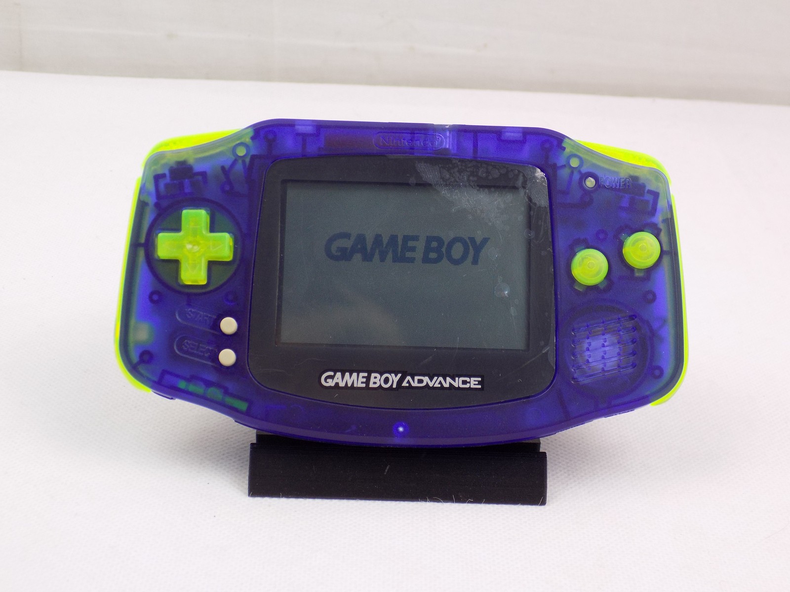 Nintendo Game Boy Advance GBA SP Transparent Clear Purple 