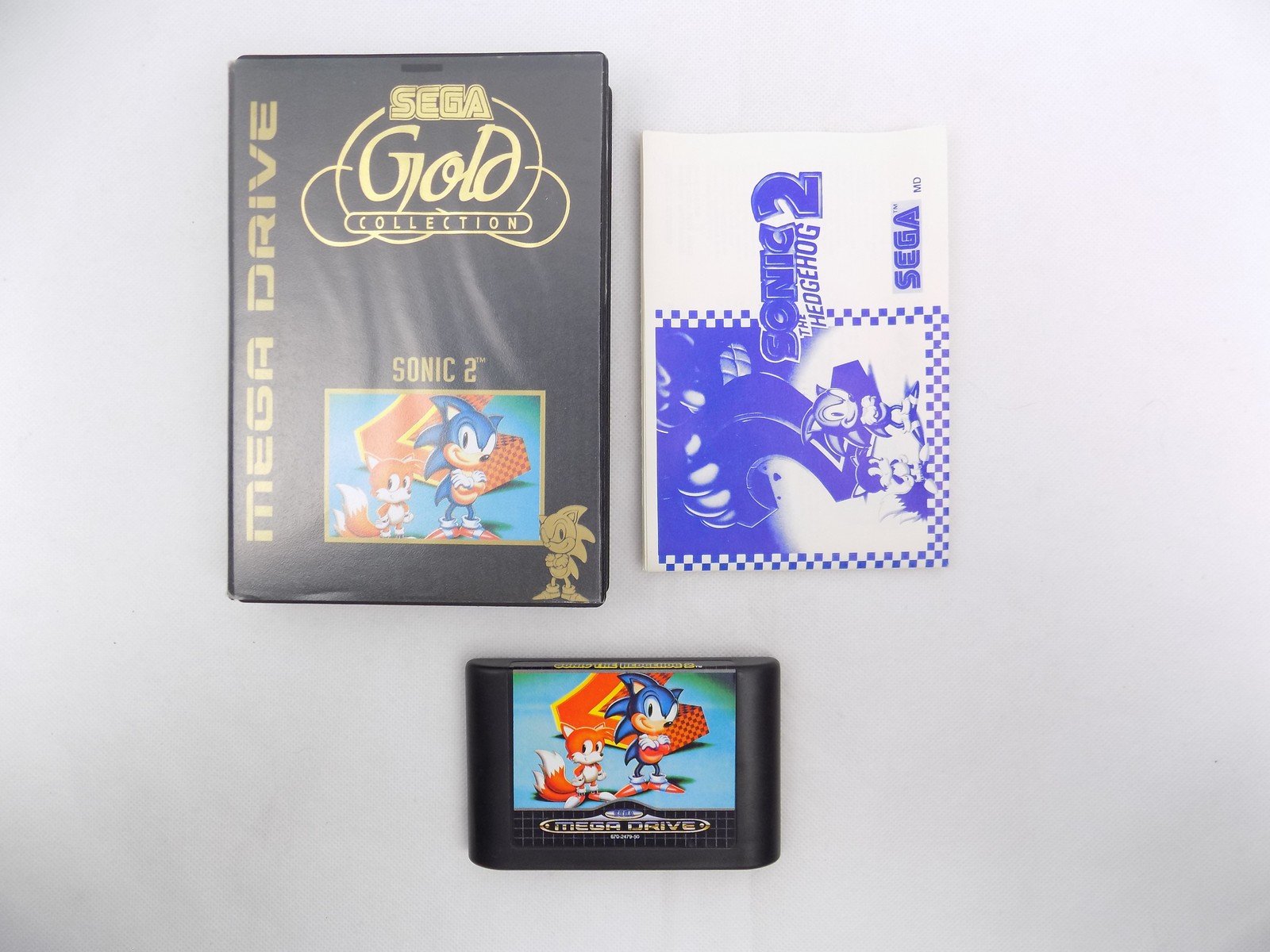Boxed Sega Mega Drive / Genesis Gold Collection Sonic 2 - Inc Manual ...