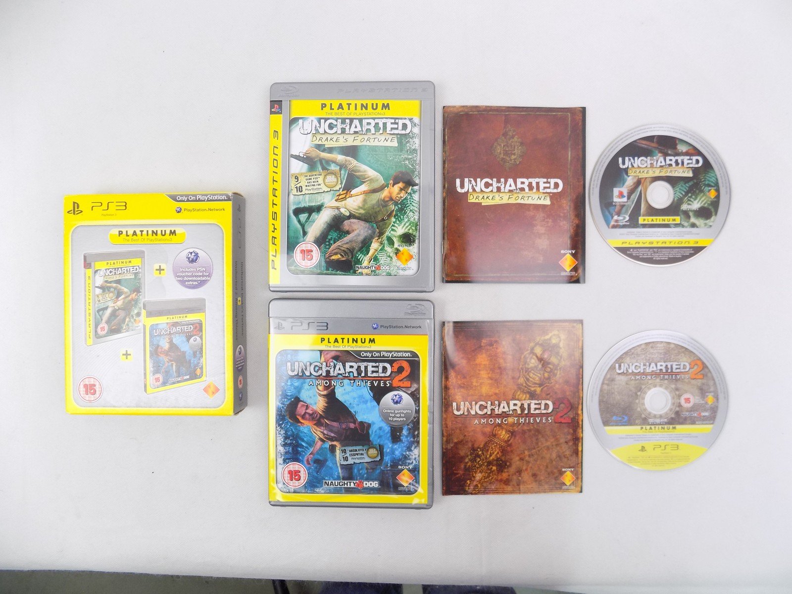 Jeu Uncharted 2 Among Thieves Platinium Pour PlayStation 3 - Version Complète, Bon état