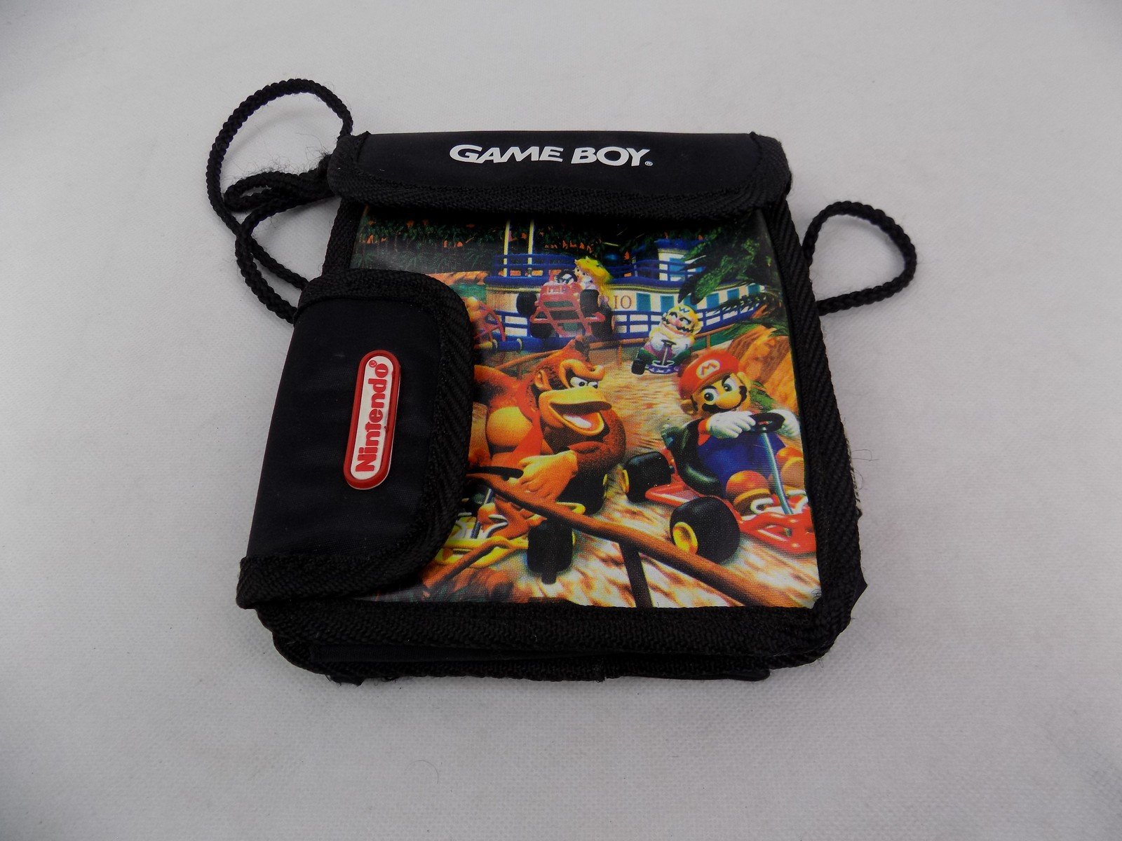 Official Gameboy Mario Kart Racing Donkey Kong Wario Travel Pouch Honer