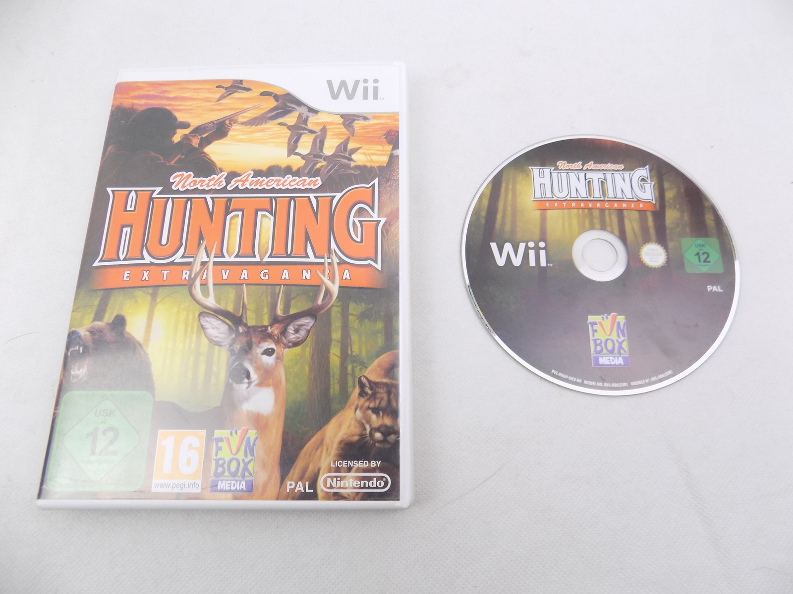 Mint Disc Nintendo Wii North American Hunting Extravaganza - No Manual Wii  U Comp. Free Postage