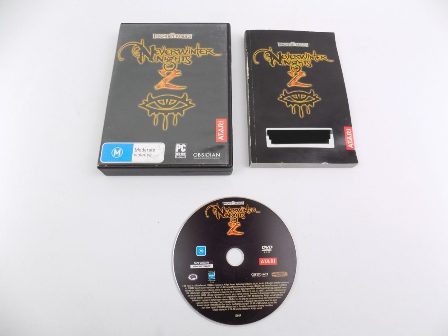 Lot Forgotten Realms Neverwinter Nights 2 Gold (PC) + 2 Guides De Stratégie - Occasion