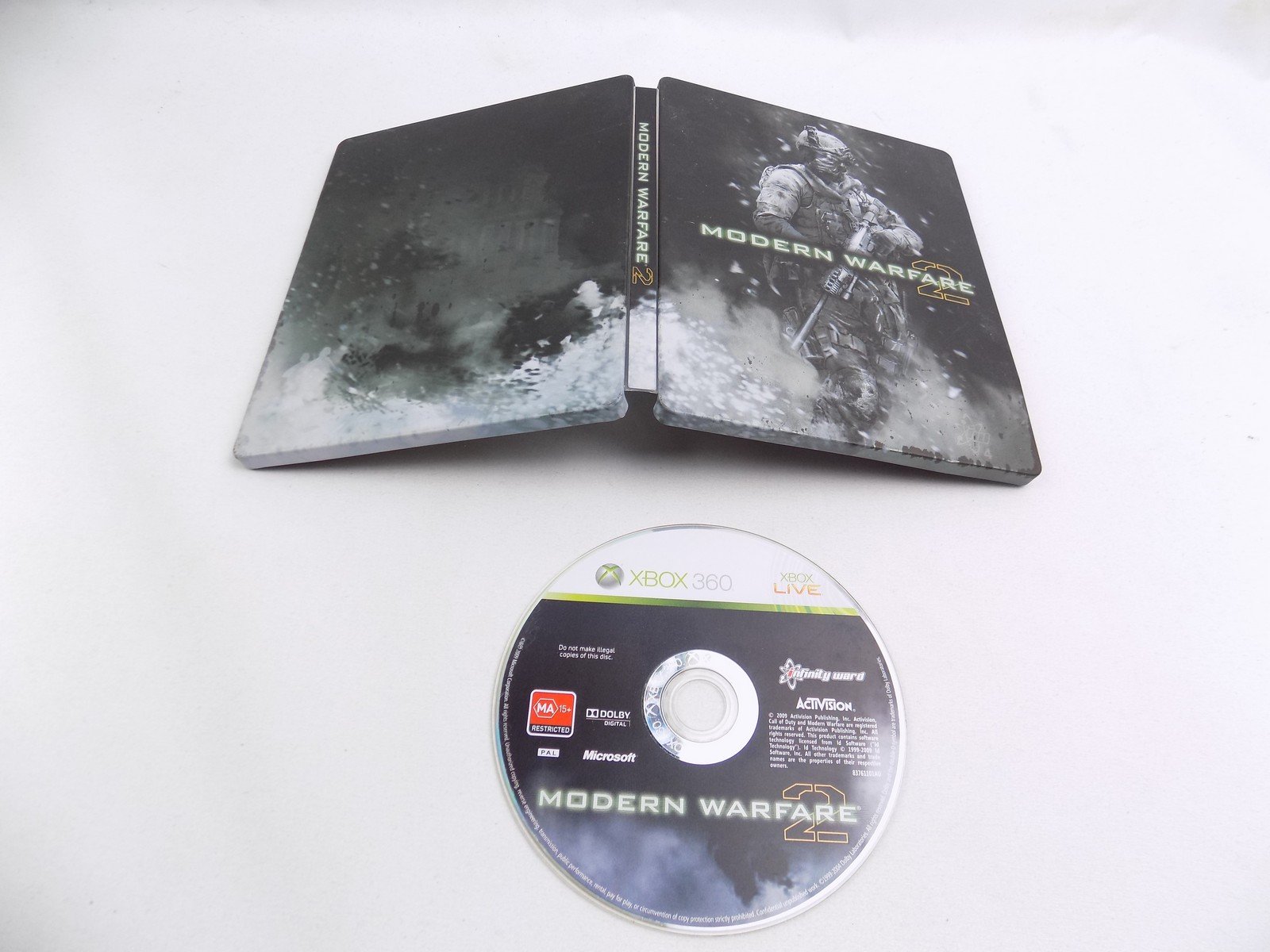Call Of Duty Modern Warfare 2 - Édition Steelbook Pour Xbox 360, En Bon état