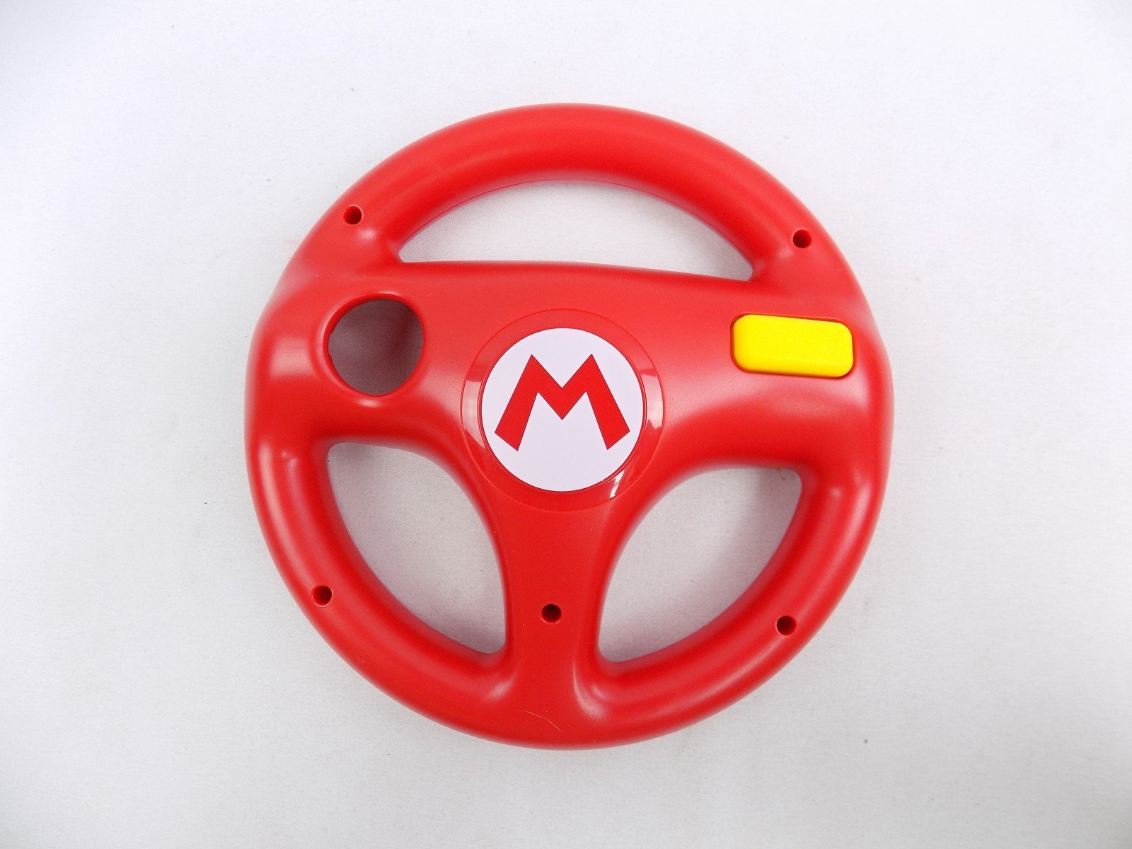 Nintendo Wii U Mario Kart 8 red Racing Wheel Starboard Games