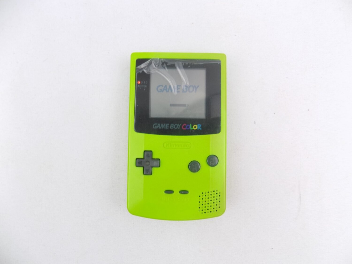 Gameboy Color Kiwi Lime Green Handheld Console Starboard Games