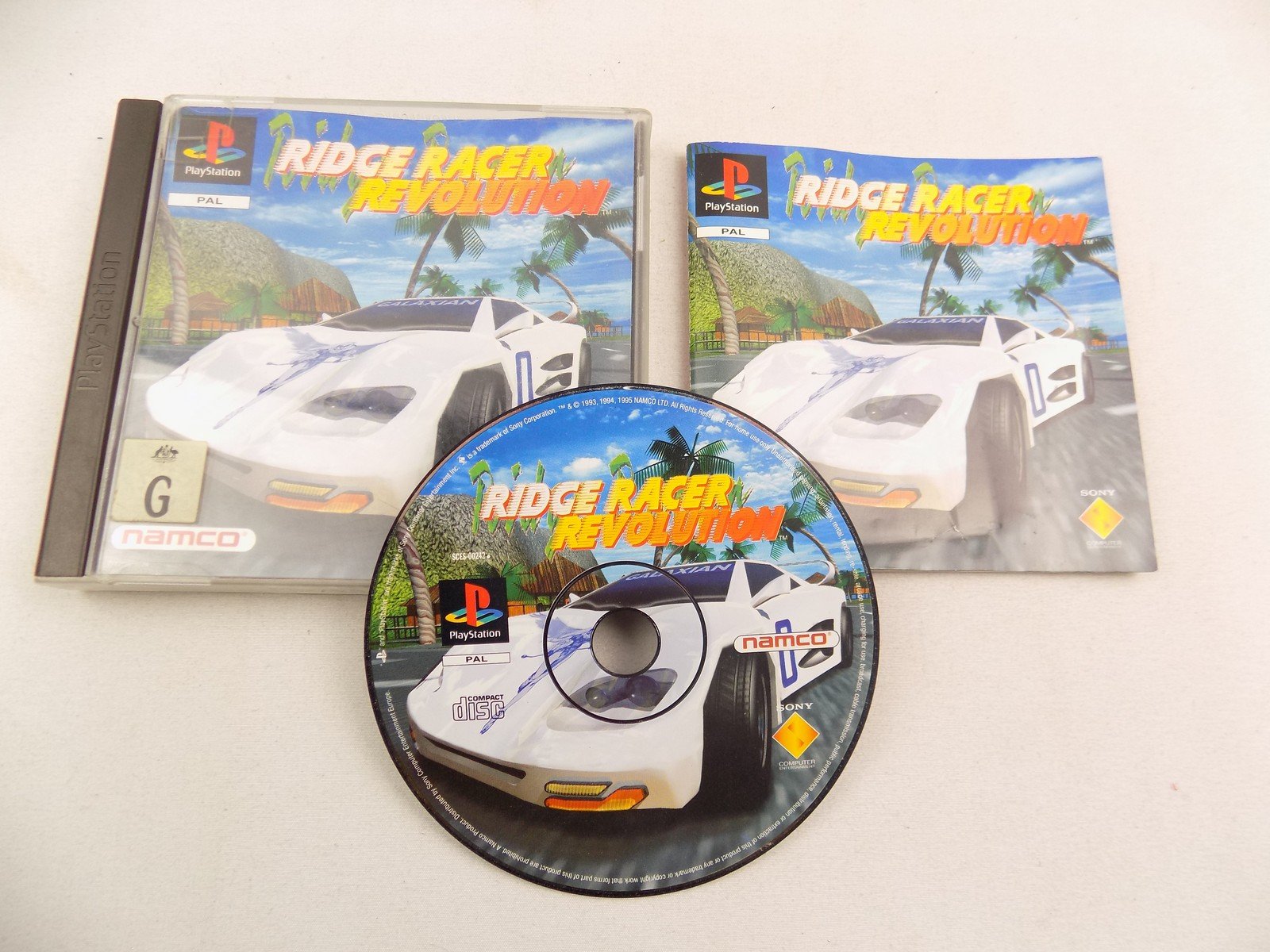 Jeu Ridge Racer Big Box Pour PS1 - Complet, PAL, Excellent état, édition 1994